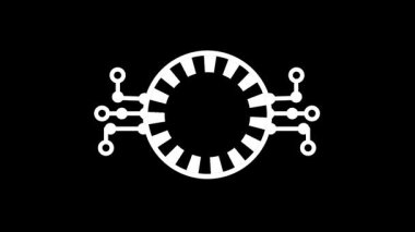 Verimli sistem koordinasyonunu temsil eden ve dünya çapında dijital ağlar arasında operasyonel performansı artıran merkezileştirilmiş bir dijital merkezin dışa doğru sinyaller göndermesini vurgular.