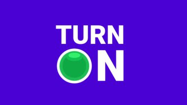 Parlayan yeşil düğme, vurgulama sistemi etkinleştirmesi ve işletim fonksiyonlarının kasıtlı olarak başlatılması yanında açık bir TURN ON komutu gösterir.