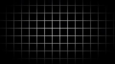 İnce beyaz yatay ve dikey çizgiler, dijital hizalama için net bir perspektif ızgarası oluşturmak amacıyla siyah arkaplan üzerinde kesişir.