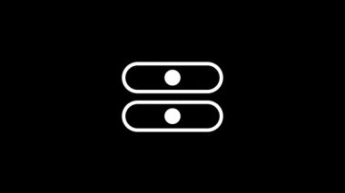 Bir kullanıcının özel yazılım tercihlerini ince ayar etmek için kullanabileceği ayarları veya ayarları temsil eden iki yatay ayarlama kaydıracı ekran üzerinde dikey olarak istiflenmiştir