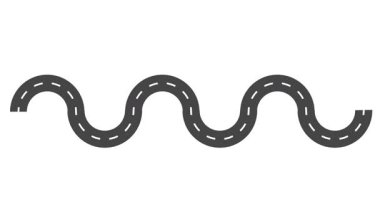 Uzun yılan yolu, dağ geçidi ya da sahil yolu simülasyonu için çoklu ritmik kıvrımlar içerir.