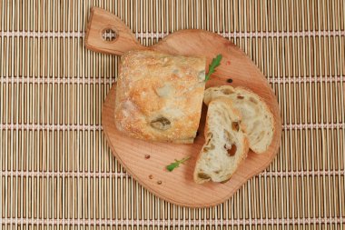 Dilimlenmiş ekmek ciabatta