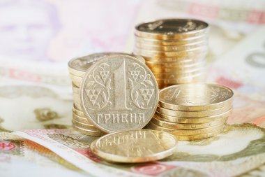 Ukraynalı para ile finansal arka plan  