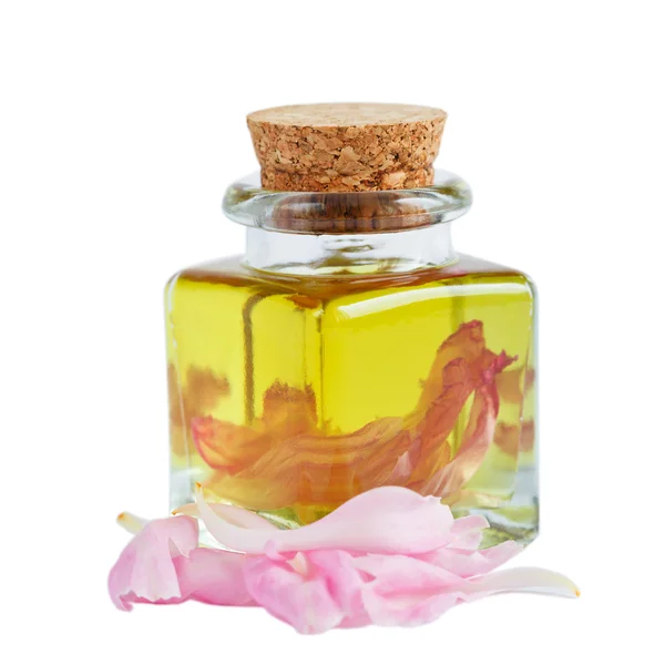 Olej aromatyczny lub perfumowany, odizolowane — Zdjęcie stockowe