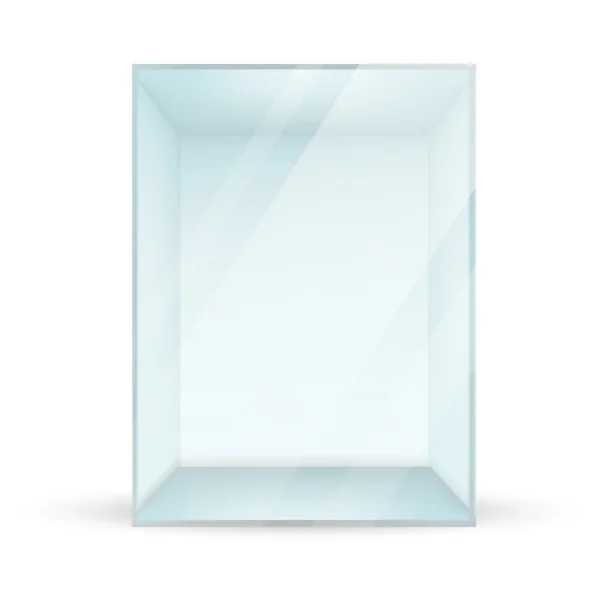 Verre rectangulaire vide POI POS — Photo