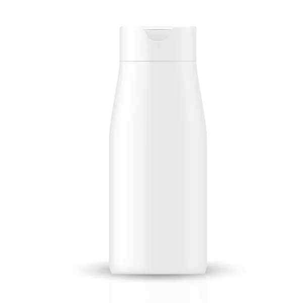 White gray beauty products/cosmetics bottle — Wektor stockowy