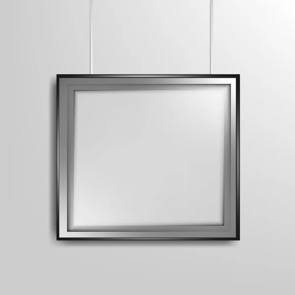 Blank Square Frame hanging — Stock Vector