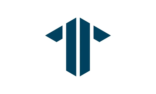 Triangel loop pyramid business logo — Stock vektor