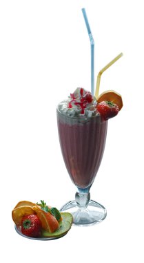 Smoothie çilek ve kivi