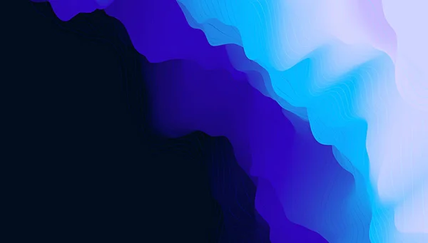 Abstrakter Wellenhintergrund Mit Blauen Moderaten Rosa Und Sehr Dunklen Magentafarben — Stockfoto
