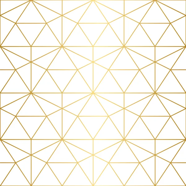 Goldene Textur.nahtloses geometrisches Muster. — Stockvektor