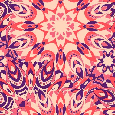 Sorunsuz yuvarlak süsleme desen. Islam, Arapça, Indian, Osmanlı 