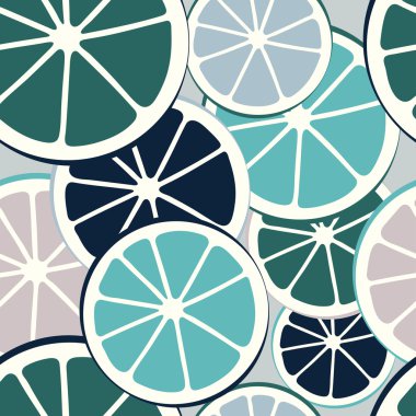 Portakal ile dikişsiz desen. Meyve deseni. 