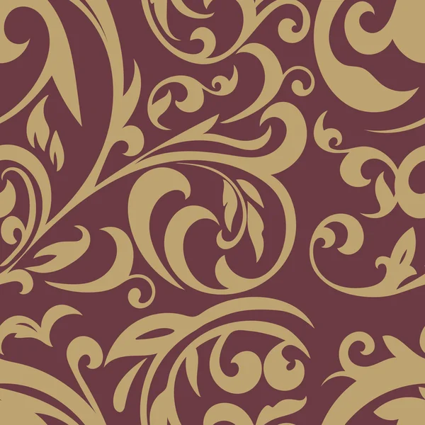 Çiçek tasarım ile Seamless modeli. Duvar kağıdı Barok.