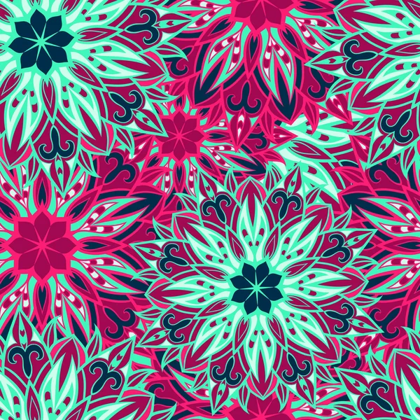 Sorunsuz yuvarlak süsleme desen. Sorunsuz mandala desen