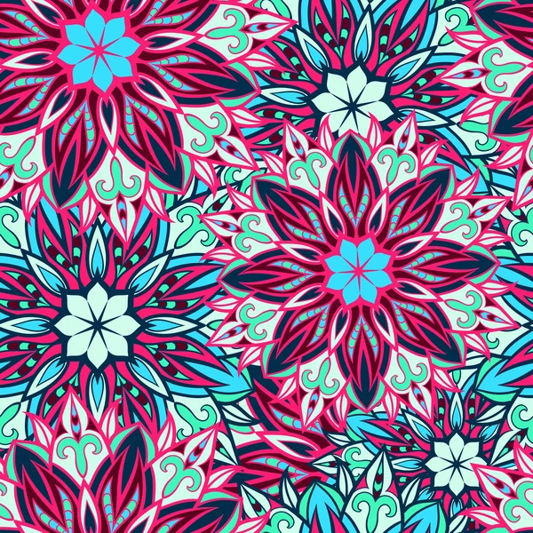 Sorunsuz yuvarlak süsleme desen. Sorunsuz mandala desen