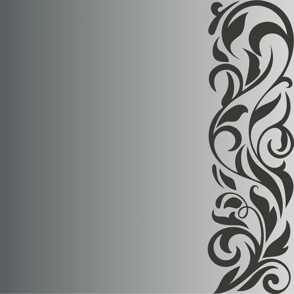 Vintage sınır. Soyut Tasarım. Çiçek sınırı. Güzel çiçek