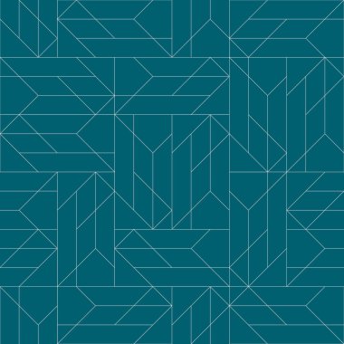 Yeşil arka planda kusursuz geometrik desen. Vektör kusursuz desen. Eşkenar dörtgen ve düğümlerle Geometrik arkaplan. Soyut geometrik desen.