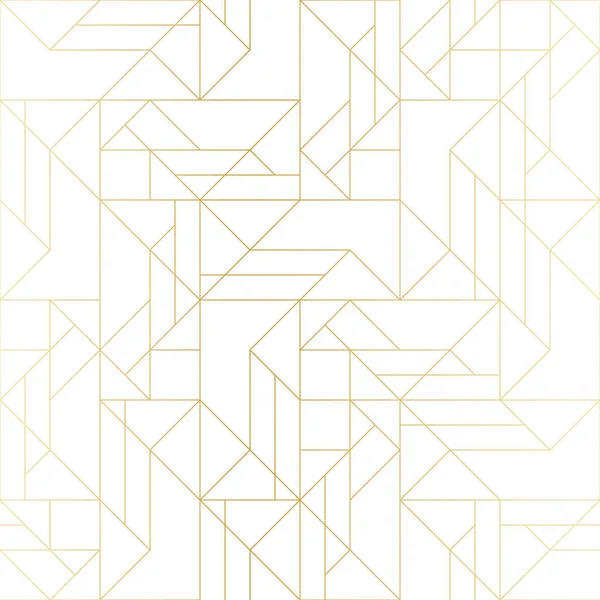 Altın doku. Kesintisiz geometrik desen. Altın arka plan. Vektör seamless modeli. Rhombus ve düğümleri ile geometrik arka plan. Soyut geometrik desen.