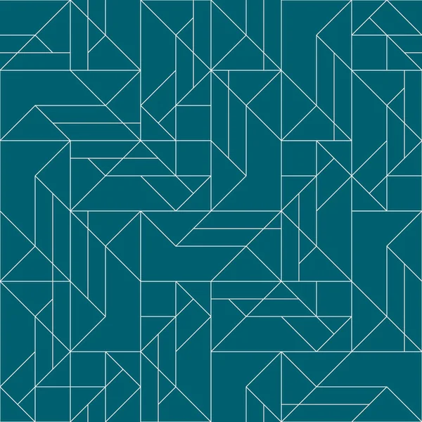 Naadloos Geometrisch Patroon Groene Achtergrond Vector Naadloos Patroon Geometrische Achtergrond — Stockvector