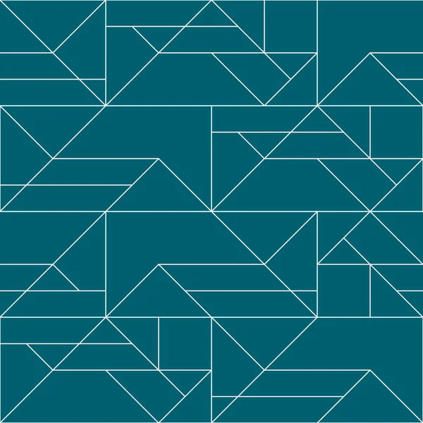 Naadloos Geometrisch Patroon Groene Achtergrond Vector Naadloos Patroon Geometrische Achtergrond — Stockvector