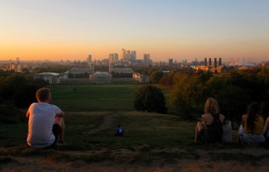 Greenwich Parkı günbatımı