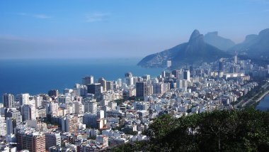 Ipanema Plajı ve manzarası