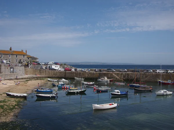 Přístavní vesnice Cornwall — Stock fotografie