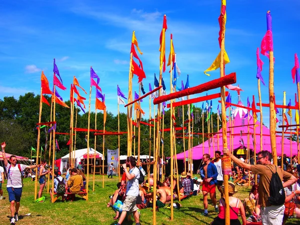 Banderas del Festival de Música al sol — Foto de Stock