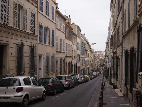 典型的法国街 — 图库照片