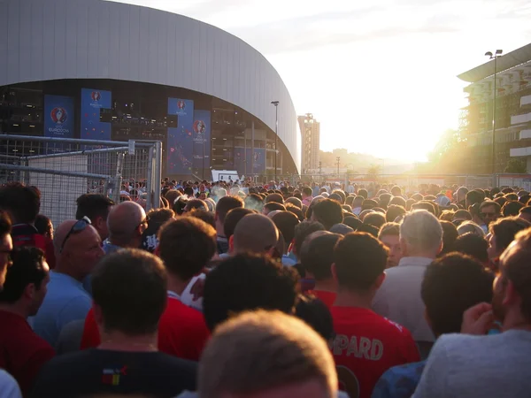 İngiltere fanlar Marsilya — Stok fotoğraf