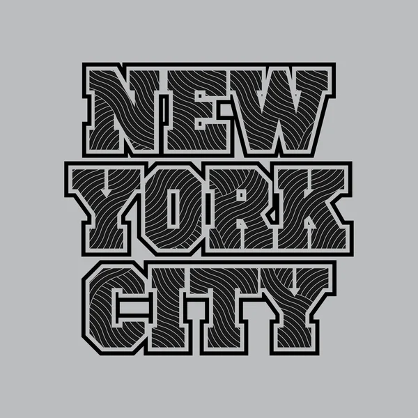 New York tipografi, t-shirt manhattan, tasarım grafik