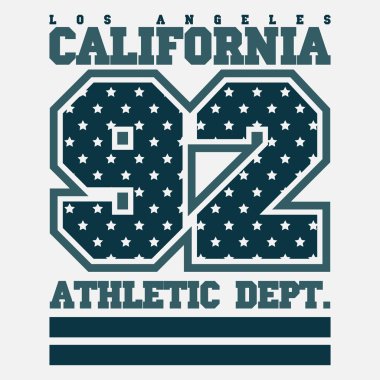Los Angelis Ca, moda tipografi, spor