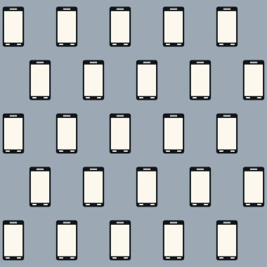 Akıllı telefon geometrik dikişsiz desen, duvar kağıdı tasarımı tarzında aygıtlar