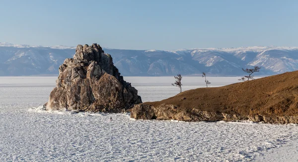 Şaman taş Khuzhir yerleşim