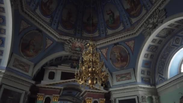 Katedrála Nanebevzetí Panny Marie v Rostově — Stock video