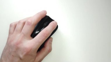 Fare kablosuz kablosuz kapatma, siyah sıkı fare pc kişisel bilgisayar teknolojilerine elle tıklama.