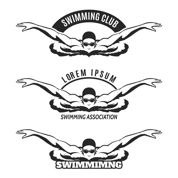 Yüzme adam wave logosu