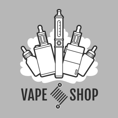 Vape etiket simgesi