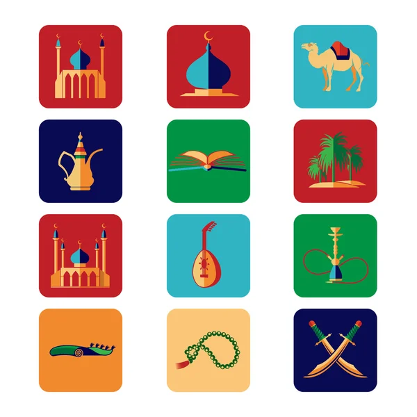 Набір іконок-Арабська — стоковий вектор