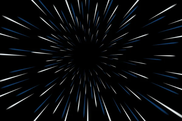 Galaxie des étoiles de distorsion — Image vectorielle