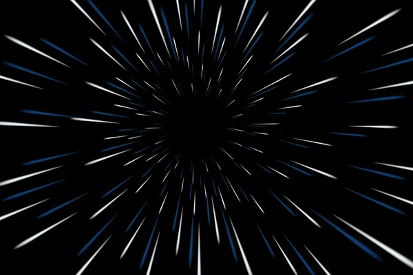 Galaxia de estrellas warp — Vector de stock