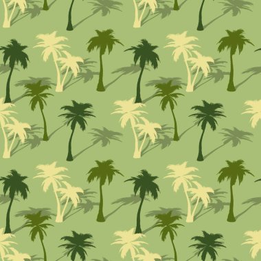 Tropik palmiye ağacının pürüzsüz deseni