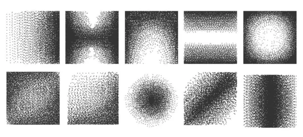 Illustrator noise gradient textures — Stock Vector