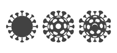 Beyaz üzerine covid resim