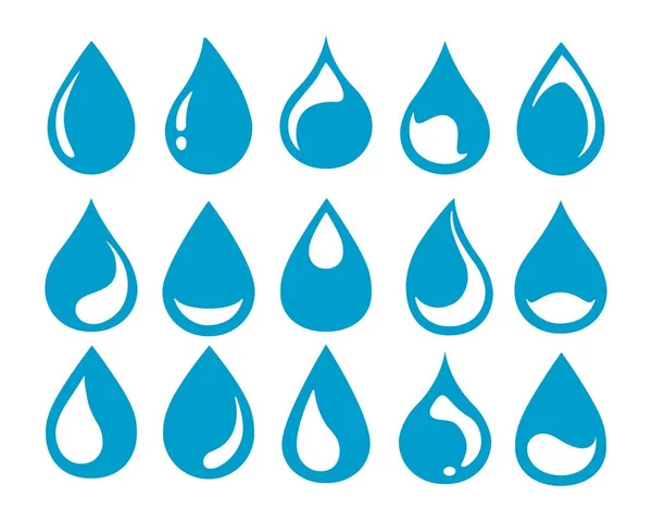 Abstracto gotas de agua fresca — Archivo Imágenes Vectoriales