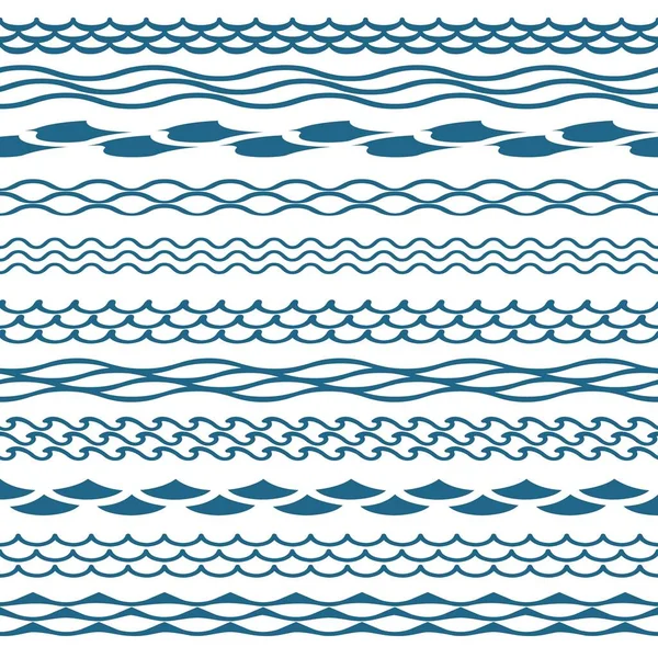 Dekorasyon dalgaları ortamı — Stok Vektör