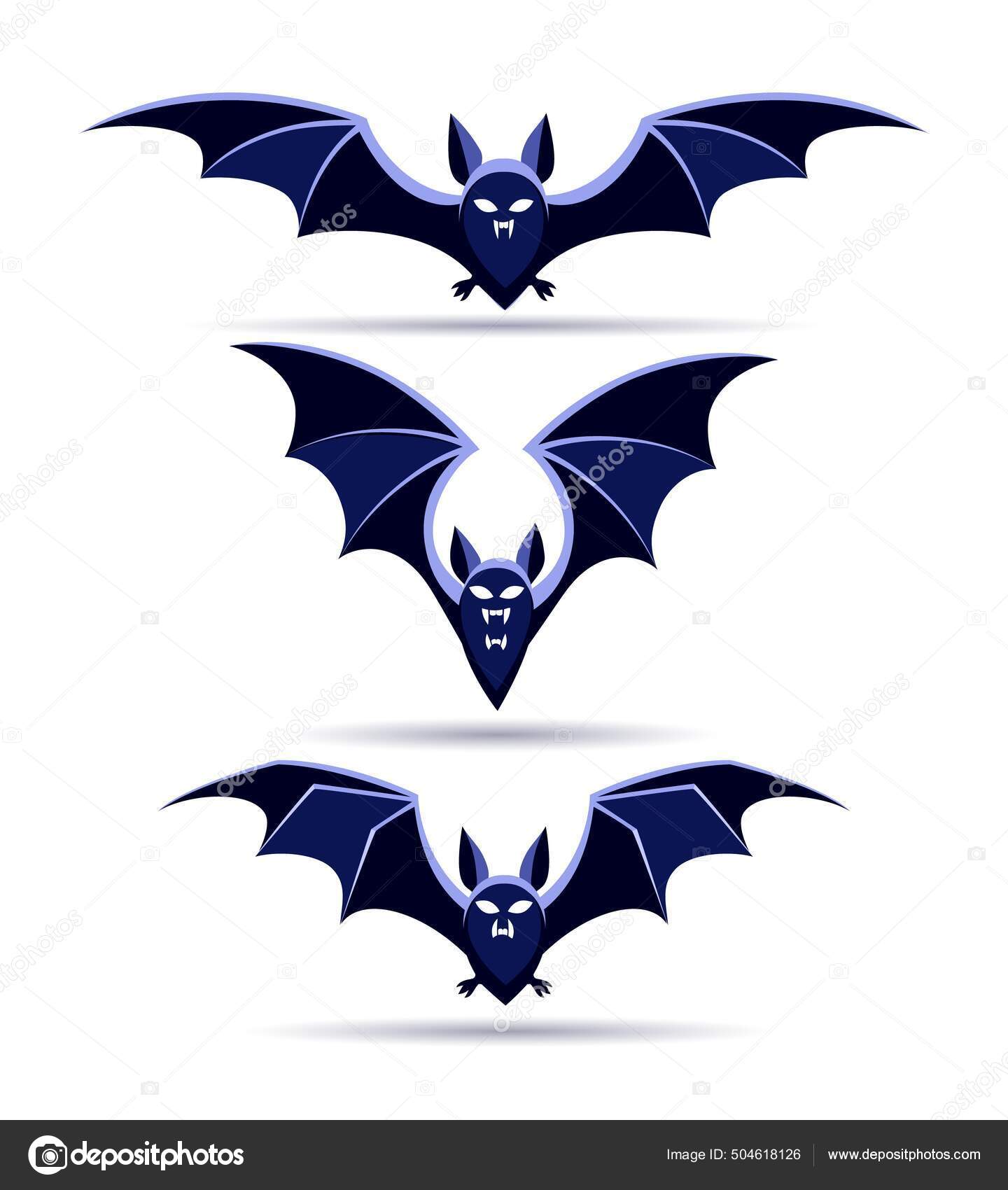 Animal Floresta Engraçado Colorir Morcego Vampiro Estilo Desenho Animado  imagem vetorial de natasha-tpr© 583579298