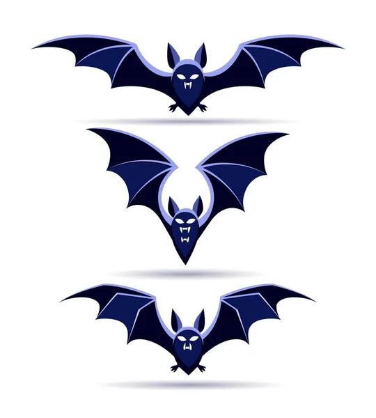 Murciélago vampiro de dibujos animados — Vector de stock