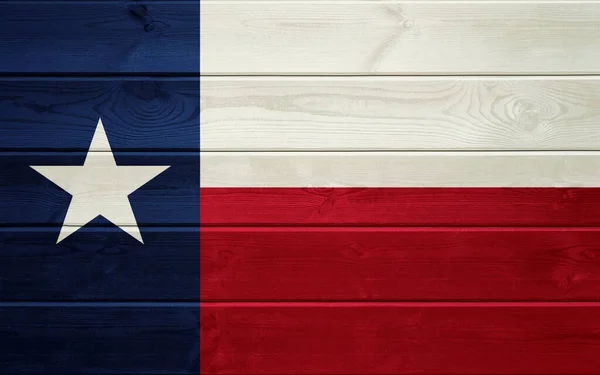 Σημαία Του Τέξας Μια Παλιά Ξύλινη Επιφάνεια — Φωτογραφία Αρχείου